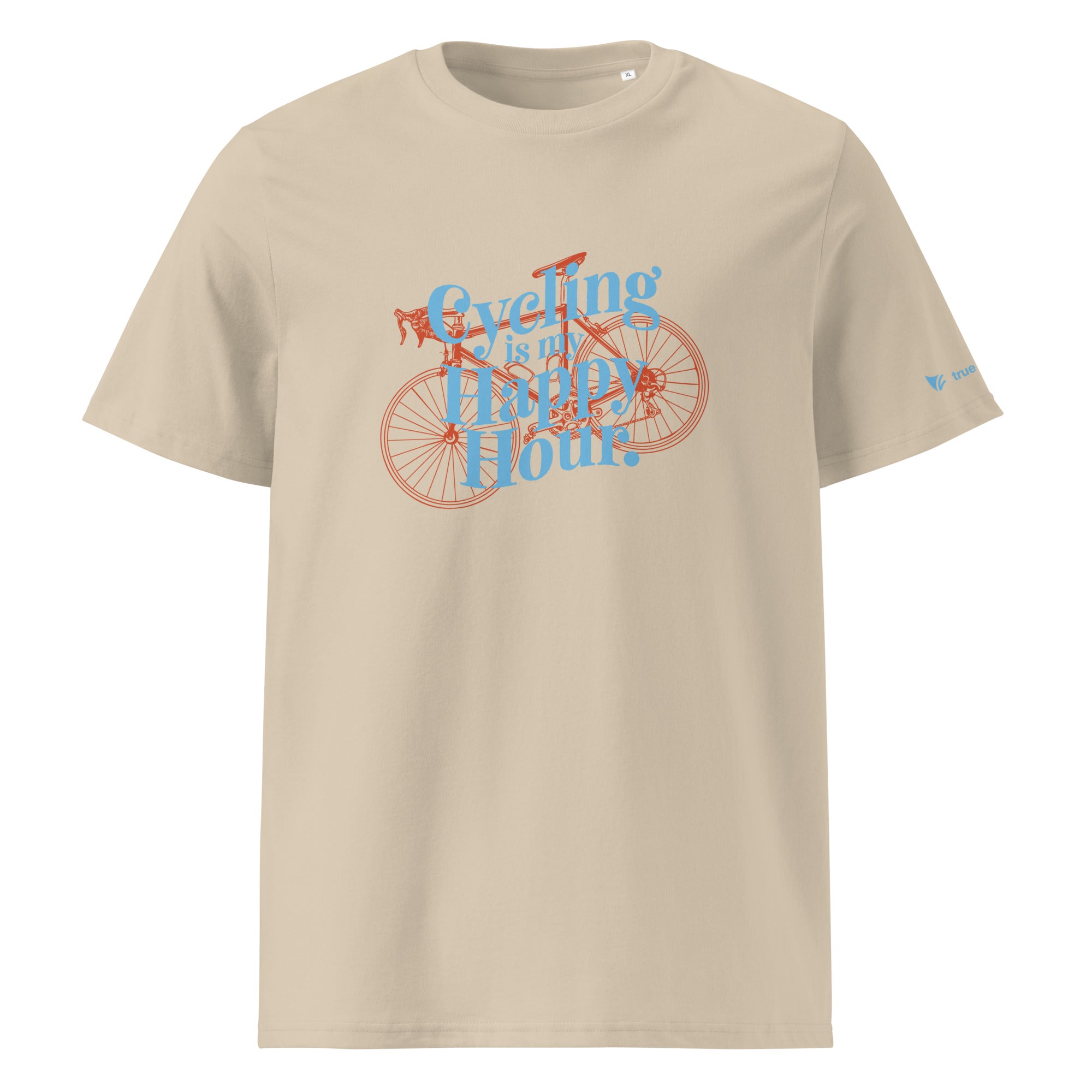 Cycling Is My Happy Hour Organic Cotton T-Shirt