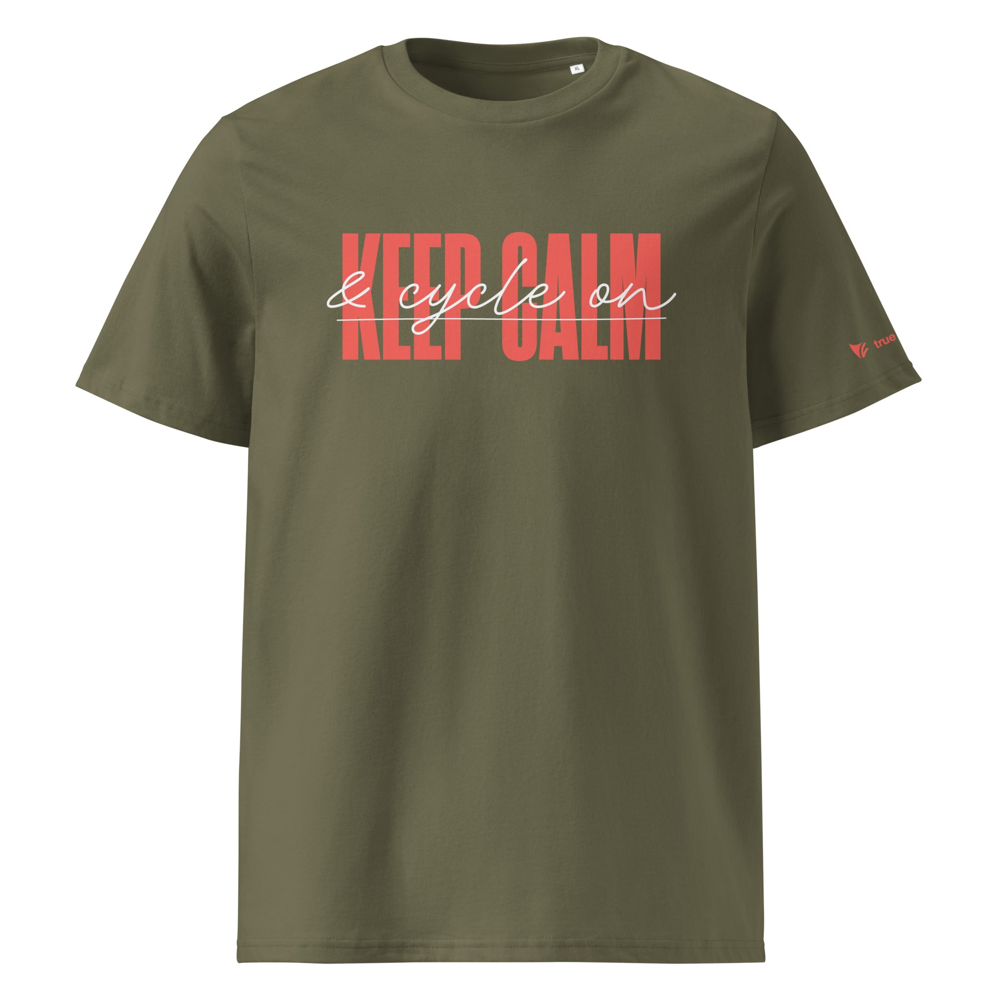Keep Calm and Cycle On Organic Cotton T-Shirt