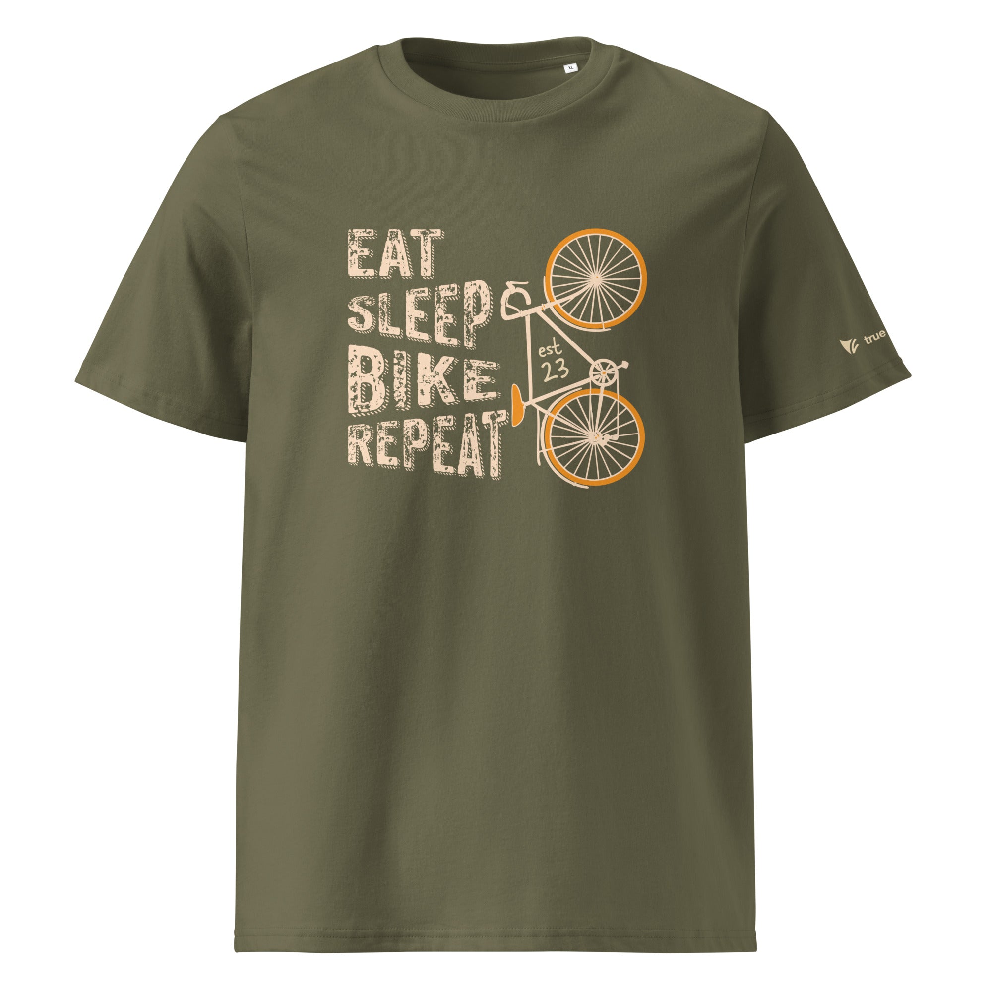 Eat, Sleep, Bike, Repeat Organic Cotton T-shirt