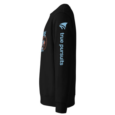 Cycling Is My Happy Hour Organic Cotton Sweatshirt