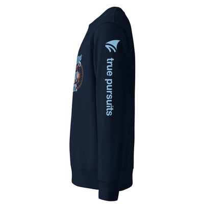 Cycling Is My Happy Hour Organic Cotton Sweatshirt