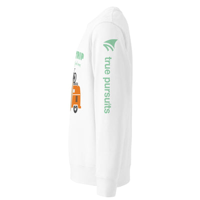 Born To Ride, Roam & Surf Organic Cotton Sweatshirt