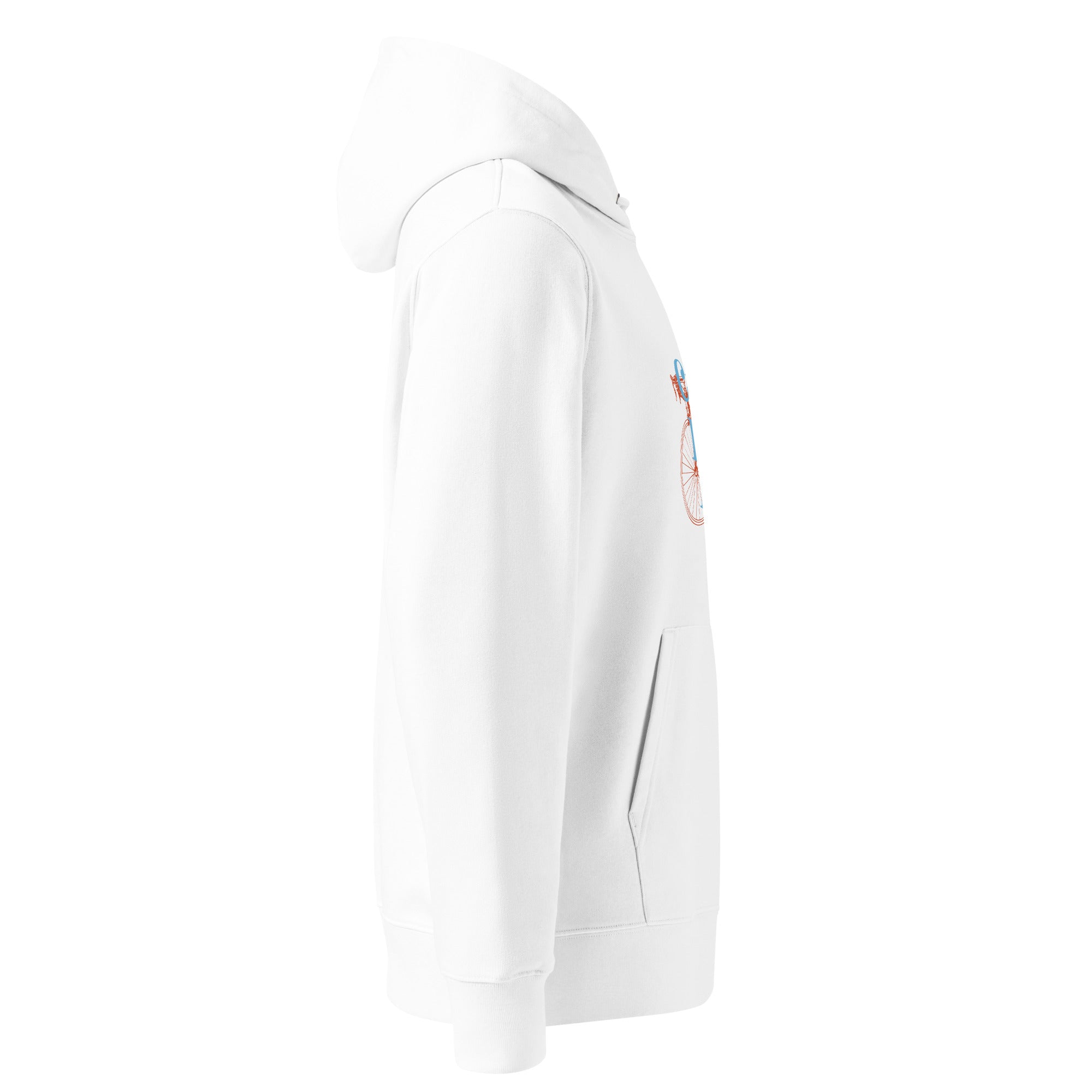 Cycling Is My Happy Hour Organic Cotton Hoodie