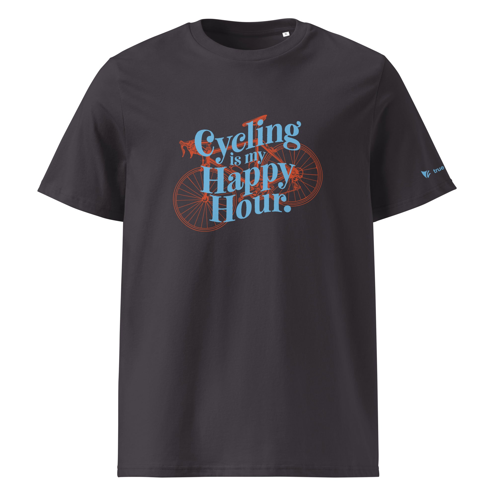 Cycling Is My Happy Hour Organic Cotton T-Shirt