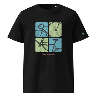 Work Less - Ride More Organic Cotton T-Shirt