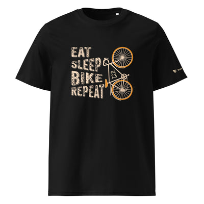 Eat, Sleep, Bike, Repeat Organic Cotton T-shirt