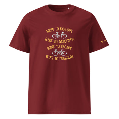 Bike To Freedom Organic Cotton T-Shirt