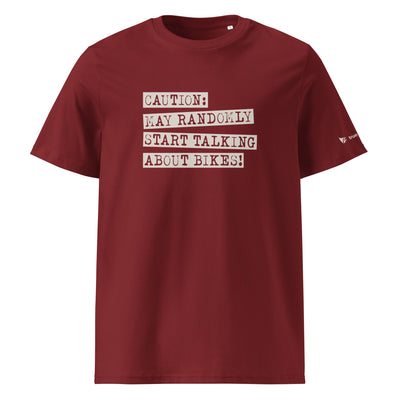 Warning: Cyclist On Duty Organic Cotton T-Shirt
