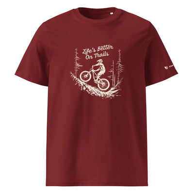 Life's Better On Trails Organic Cotton T-Shirt