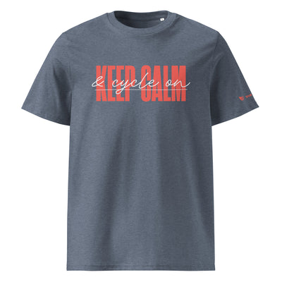 Keep Calm and Cycle On Organic Cotton T-Shirt