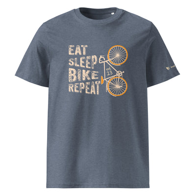 Eat, Sleep, Bike, Repeat Organic Cotton T-shirt