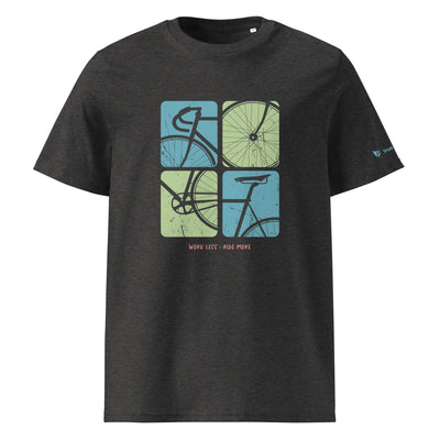 Work Less - Ride More Organic Cotton T-Shirt
