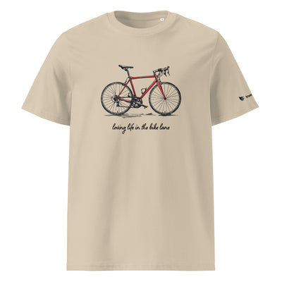 Loving Life In The Bike Lane Organic Cotton T-Shirt