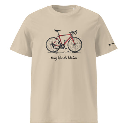 Loving Life In The Bike Lane Organic Cotton T-Shirt