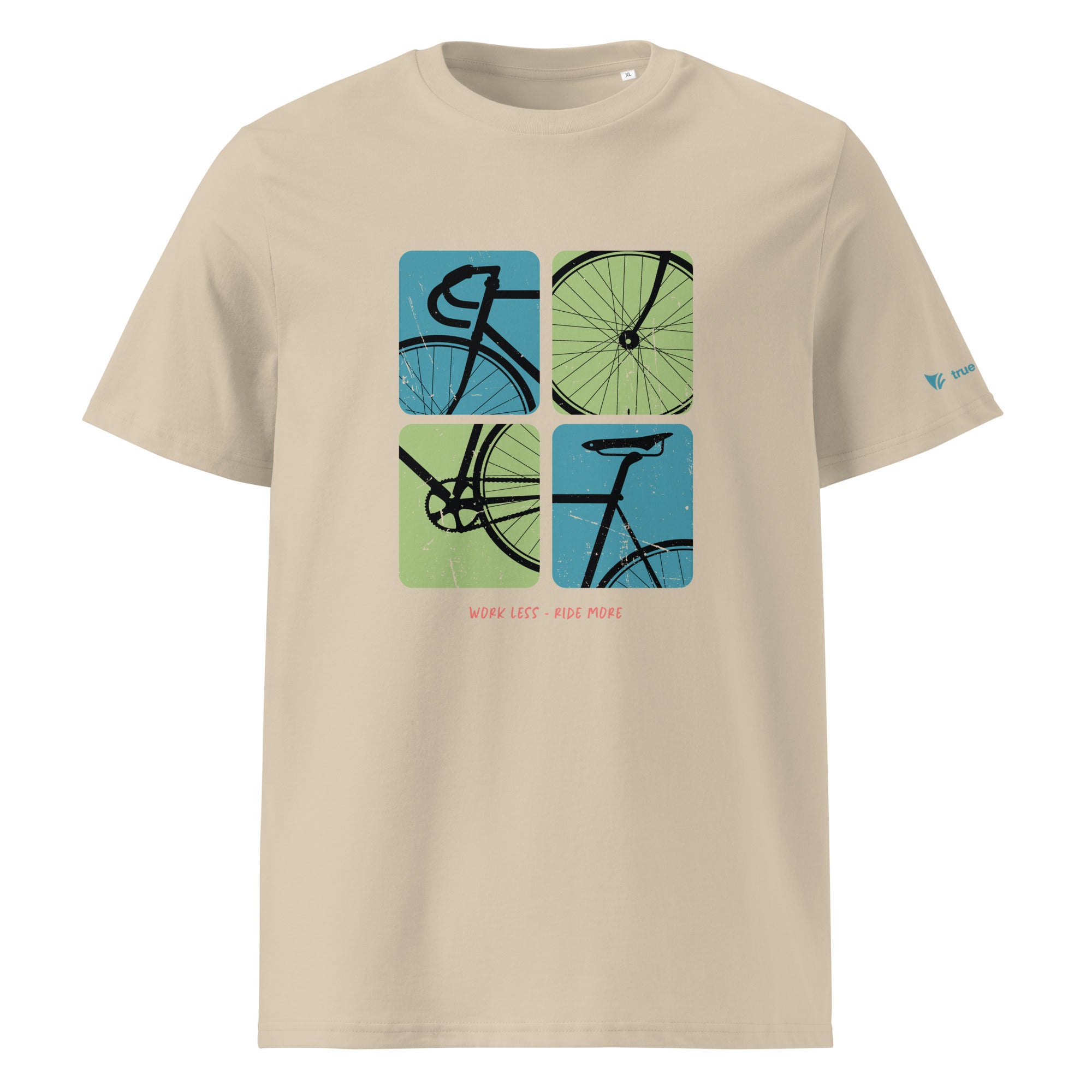 Work Less - Ride More Organic Cotton T-Shirt