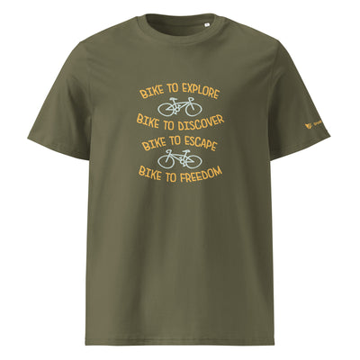Bike To Freedom Organic Cotton T-Shirt