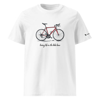 Loving Life In The Bike Lane Organic Cotton T-Shirt